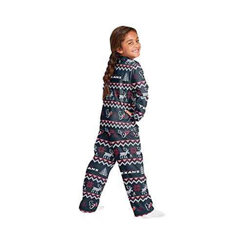 Las Vegas Raiders NFL Ugly Pattern Family Holiday Pajamas Youth 5 6 Walmart
