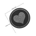 thumbnail image 2 of BEADCEST 2Ud Alfombrillas Antideslizantes Para Tazas De En Silicona Negro Protección Y, 2 of 6