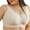 Beige, variant on ,Women's Crossover No Underwire Push up Bras Lift Wireless Seamless Bra Supportive T Shirt Everyday Bralettes Beige M