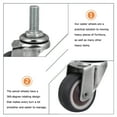 thumbnail image 2 of 5 Pcs Roulettes de 1 Pouce Roulettes Pivotantes Robustes Roulettes de Meubles Roulettes, 2 of 9