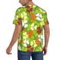 thumbnail image 2 of KLL St. Patrick's Day3 for Men's Baseball Shirts,Short Sleeve Casual Shirts Button Down Shirt for Men Beach Summer Wedding Shirt-Large, 2 of 7