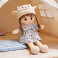 thumbnail image 2 of Girl Toys 18 Inch Blue Lamb Stuffed Animal Plush Student Doll with Dress Up Single Pack, 2 of 9