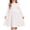 White, variant on Arshiner Toddler Girl Dress Knitted Ruffle Sleeve Pocket Dresses A-Line Flared Fall Winter Dress