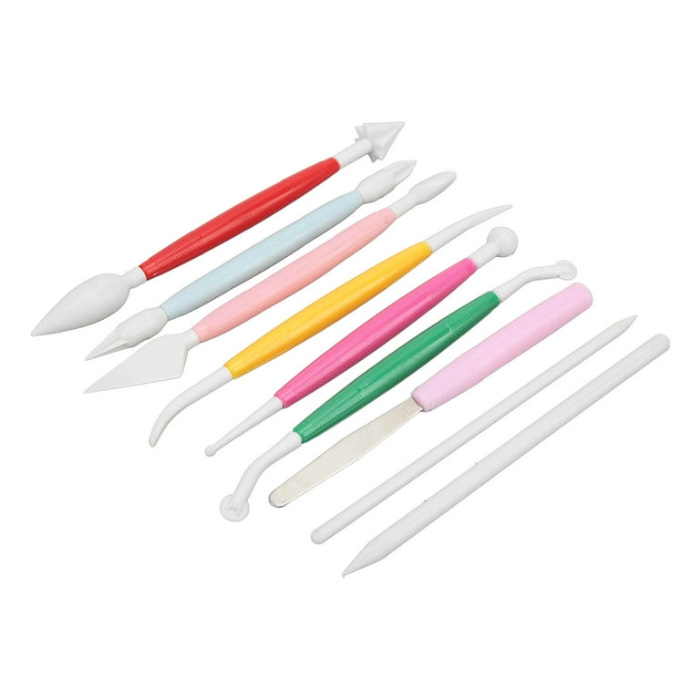  Agatige Kids Plastic Modeling Clay Tools, 9Pcs Kids Plastic  Modeling Clay Sculpting Tools for Home School DIY Shaping and Sculpting