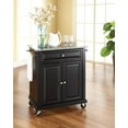 thumbnail image 2 of Crosley Furniture Solid Granite/Wood Portable Kitchen Cart in Black/Gray, 2 of 5