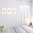 thumbnail image 2 of Pink Wall Art Bedroom Modern Pictures Fashion Canvas Prints Rose Gold Paintings Geometric Love Framed Artwork Teen Girls Dorm Decorations,12x12 in, 2 of 6
