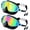 01-black Green& Black Blue, variant on Swimming Goggles, 2-Pack Wide View Swim Goggles, Anti-Fog/UV No Leak Goggles with Ear Plugs