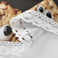 thumbnail image 4 of Round Outdoor Tablecloth 60 Inch Dining Table Cover with Lace Trim & Umbrella Hole for Outside Party Camping Oatmeal Cookies, 4 of 8