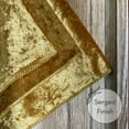 thumbnail image 4 of Your Chair Covers - Crushed Velvet Napkins Gold 20 in. (10 Pack) Reusable and washable, 4 of 5