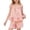 Pink, variant on Girls Summer Outfit Sets 2 Piece, Vacation Sleeveless Casual Tops and Shorts Set Pink Size 7-8T