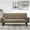Brown, variant on 72" Futon Sofa Bed,Upholstered Folding Futon Fabric Couch,Recliner Twin Size Futon Bed Removable Armrests,Modern Sofa for Compact Living Space,Apartment,Gray