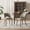 Coffee, variant on AFO Modern Velvet Dining Chair with Solid Wood Legs, Ergonomic Curved Side Chairs for Dining Room, Cafe and Kitchen, Set of 2, Green