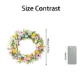 thumbnail image 7 of KUNPENG 18 Inch Pastel Egg Easter Wreath with Wild Flowers for Front Door Spring Decorations, Easter Decorations Outdoor Wreath, 7 of 7