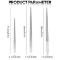 thumbnail image 3 of Nail File Buffer, Pointed Long Style (A-07), 21Cm - Stainless Steel Double-Sided Nail File & Polishing Strip, Household Manicure Tool, Nail File Easter Mother'S Day Stainless Steel Nail, 3 of 8
