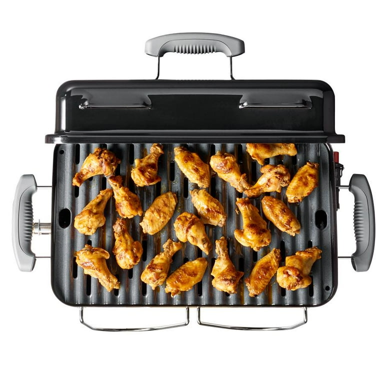 Weber 1-Burner Go-Anywhere Compact Gas Grill with Porcelain