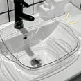 thumbnail image 1 of Transparent Wash Basin Multifunctional Portable Washbasin Bathroom Accessories, 1 of 7