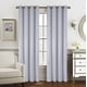 thumbnail image 1 of Panel de cortina Olivia Gray Aspen Metallic Blackout 54 x 84 pulg. Ojal único plateado, 1 of 2