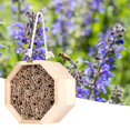 thumbnail image 4 of Wooden Insect Bee House Wood Bug Room Hotel Nesting Box for Outdoor Garden Decoration, 4 of 5