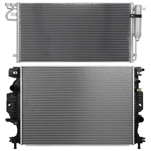 cciyu Aluminum Radiator Replacement 2017-2020 for Ford for Fusion,2017 for Lincoln for MKZ Plastic Radiator Auto Parts Complete radiator Radiator Engine Coolant Radiator Assembly Radiator