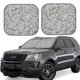 thumbnail image 1 of Fotbe Silver Glitter Juego de 2 Piezas de Parasoles para Parabrisas | Bloqueador Solar para Auto | Accesorios Plegables para Protección Solar Interior-Small, 1 of 6