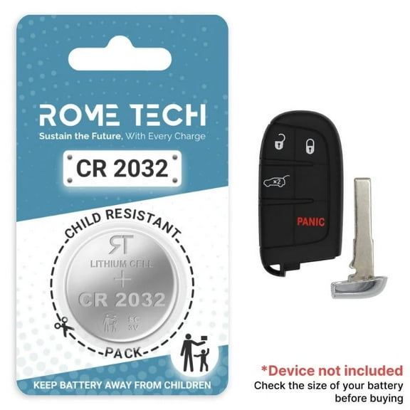 Replacement Battery for Key Fob - Jeep Grand Cherokee 2014-2020