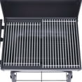 thumbnail image 6 of vidaXL Charcoal BBQ Grill Smoker with Bottom Shelf Black, 6 of 10