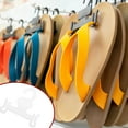 thumbnail image 4 of 100 ganchos de plástico para colgar zapatos, sandalias, chanclas, expositores, zapateros colgantes, estantes de secado de zapatos, perchas para armarios de exhibición de zapatos al por menor, 4 of 8