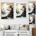 thumbnail image 4 of Designart "Asian Art Samurais horizon III" Asian Floater Framed Canvas Print, 4 of 7