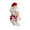 White-4B-home supplies, variant on ABPWLY Home Resin Mini Christmas Tree Small House Decoration Bear Photo Props Birthday Desktop Decor 16x7cm Christmas Decor
