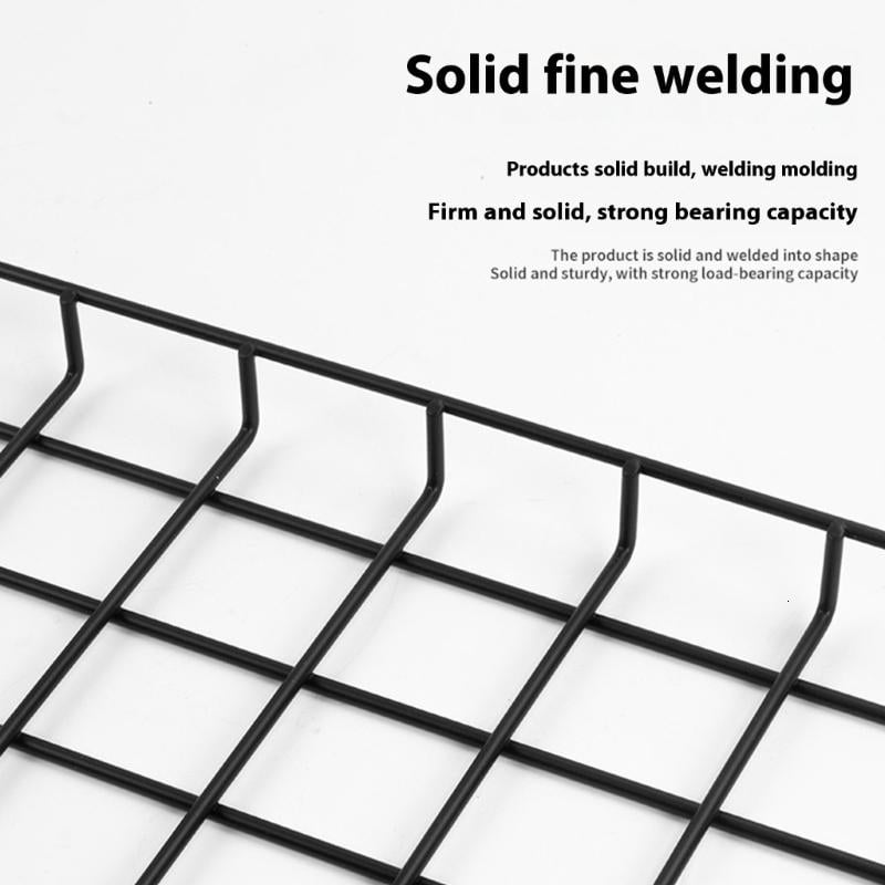 lanema Under Table Storage Rack Metal Cable Management Tray Home Office Desk Wire
