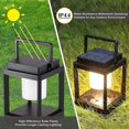 thumbnail image 4 of Outdoor Table Lamp, Brightness LED Lantern, Nightstand Rechargeable Solar Lamp, 4 of 5