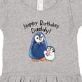 thumbnail image 4 of Inktastic Happy Birthday, Daddy- Cute Penguins Girls Toddler Dress, 4 of 5