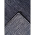 thumbnail image 4 of Rugsotic Carpets Hand Knotted Wool Area Rug 2'6''x6' Charcoal Contemporary Runner Indoor Rug for Living Room, Bedroom Antimicrobial L00530, 4 of 6