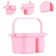 thumbnail image 6 of Sharprepublic Paint Brush Basin Paint Brush Pail for Painting Cleaning Tool Outdoor Storage Pink, 6 of 8