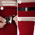 thumbnail image 4 of Miaocao Plus Size Womens Thigh High Socks for Thick Thighs- Extra Long Thick Over the Knee Stockings- Leg Warmers Socks, 4 of 6