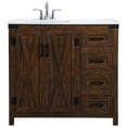 thumbnail image 5 of Elegant Decor Dean 36" Single Quartz Top Bathroom Vanity in Espresso, 5 of 15