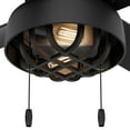 thumbnail image 6 of Hunter 52 inch Outdoor or Indoor Ceiling Fan with LED Light and Pull Chain - Black Ceiling Fan, Standard Mount, 4 Blades, For Patio, Porch, Garage, or Living Room - Spring Mill 50336, Matte Black, 6 of 14