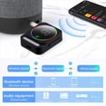 thumbnail image 5 of Adaptador Bluetooth 5.3 AUX para Coche Receptor de Audio Bluetooth Adaptador de Música para Coche con Cancelación Micrófonos Incorporados Manos Negro, 5 of 5