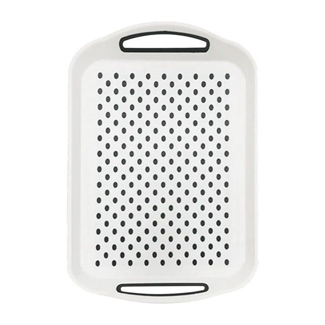 Bandeja de servir con asas para preparar alimentos, desayunar en la cama o servir el té. Tabla para regazo segura con superficie antideslizante. Soporte ergonómico para comedor, oficina o uso