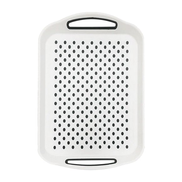 Bandeja de servir con asas para preparar alimentos, desayunar en la cama o servir el té. Tabla para regazo segura con superficie antideslizante. Soporte ergonómico para comedor, oficina o uso