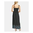 thumbnail image 2 of CECE $139 Womens New 0197 Black Floral Maxi Sheath Casual Dress S B+B, 2 of 4