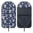 thumbnail image 6 of XYZCANDO Sea Turtle Print Terry Cloth Car Seat Covers Non-Slip Car Seat Towel Cover, Front Seat Towel Cover, Suitable for SUV Seats Truck Seat, Fit for Trucks Vans SUV Sedan, 6 of 7