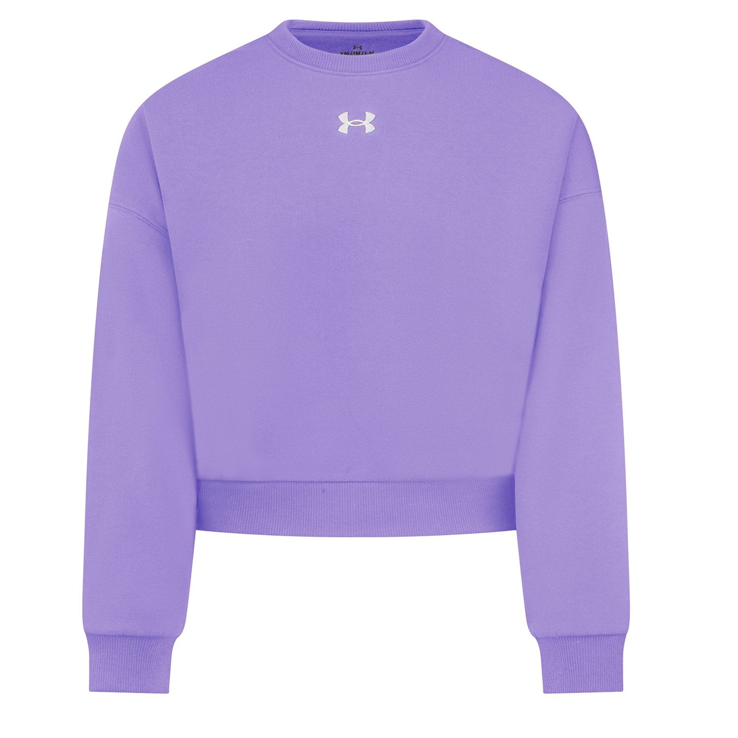 Under Armour Girls Rival Fleece Oversized Crewneck