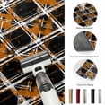thumbnail image 5 of Round Area Rugs 4Ft, Burnt Orange Geometric Non-Slip Washable Circle Rugs Carpet, Black White Boho Indoor Outdoor Rug Floor Mats Throw Runner for Bedroom Living Room Bathroom, 5 of 8