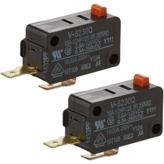 Scaroo 5304464099 Microwave Door Switch Replacement GE 5304509460 2-Pack