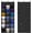 Black - Large - 24 pockets, variant on NOBRAND Baseball Cap Organizer 24 Deep Pockets Visible Hat Holder for Wall & Door 1-Pack