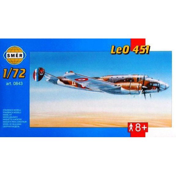 LeO 451, French WW2 Bomber (1/72 model kit)