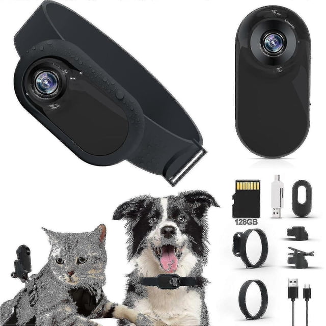 Cat Camera Collar, Hd 1080p Wireless Dog Collar Camera, Sport Action Camera Cat Collar Camera, Video