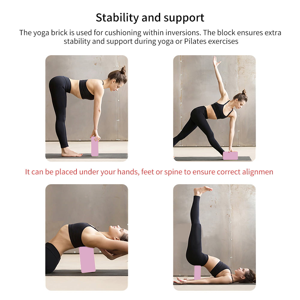 Yoga Head Pad Foam Block Chip Exercise Support Gym Fitness Practice Aid EVA 