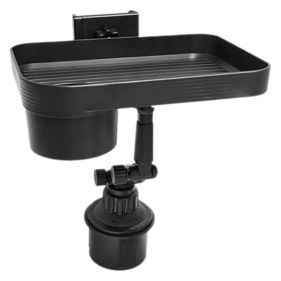 Soimiss Automotive Cup Holder Tray with Phone Stand Multi Functional Car Accessory